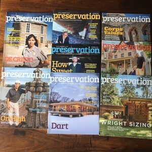 Lot of 8 Historic Preservation Magazine 2012 - 2017 Mags Journals